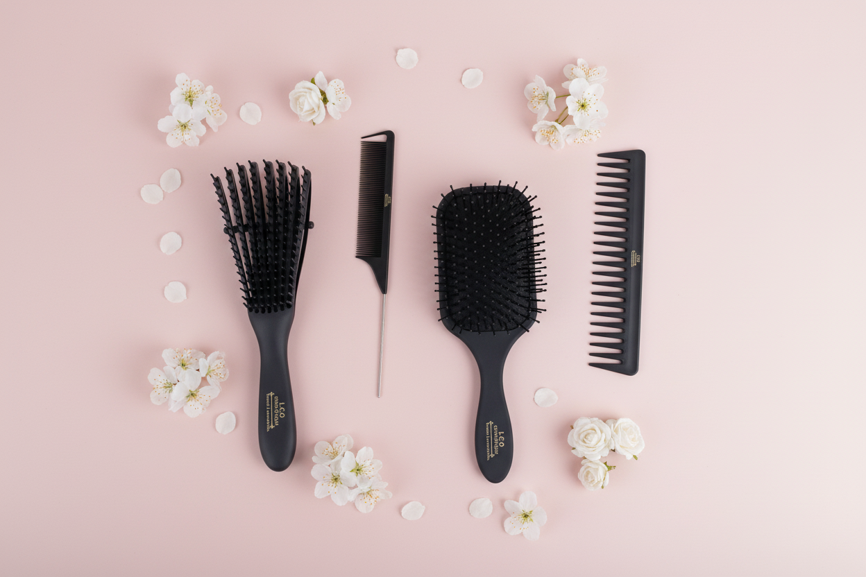 Kit 4-en 1 brosses démêlante