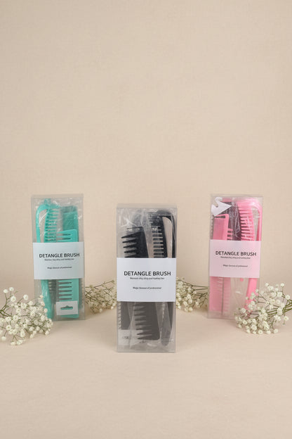 Kit 4-en 1 brosses démêlante