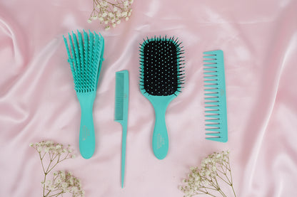 Kit 4-en 1 brosses démêlante