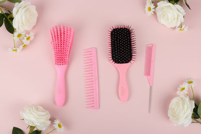 Kit 4-en 1 brosses démêlante